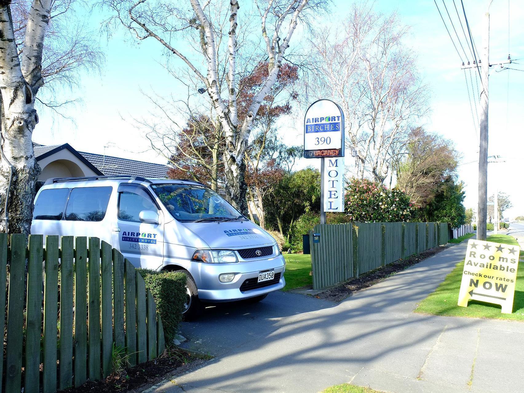 Airport Birches Motel Christchurch Eksteriør billede